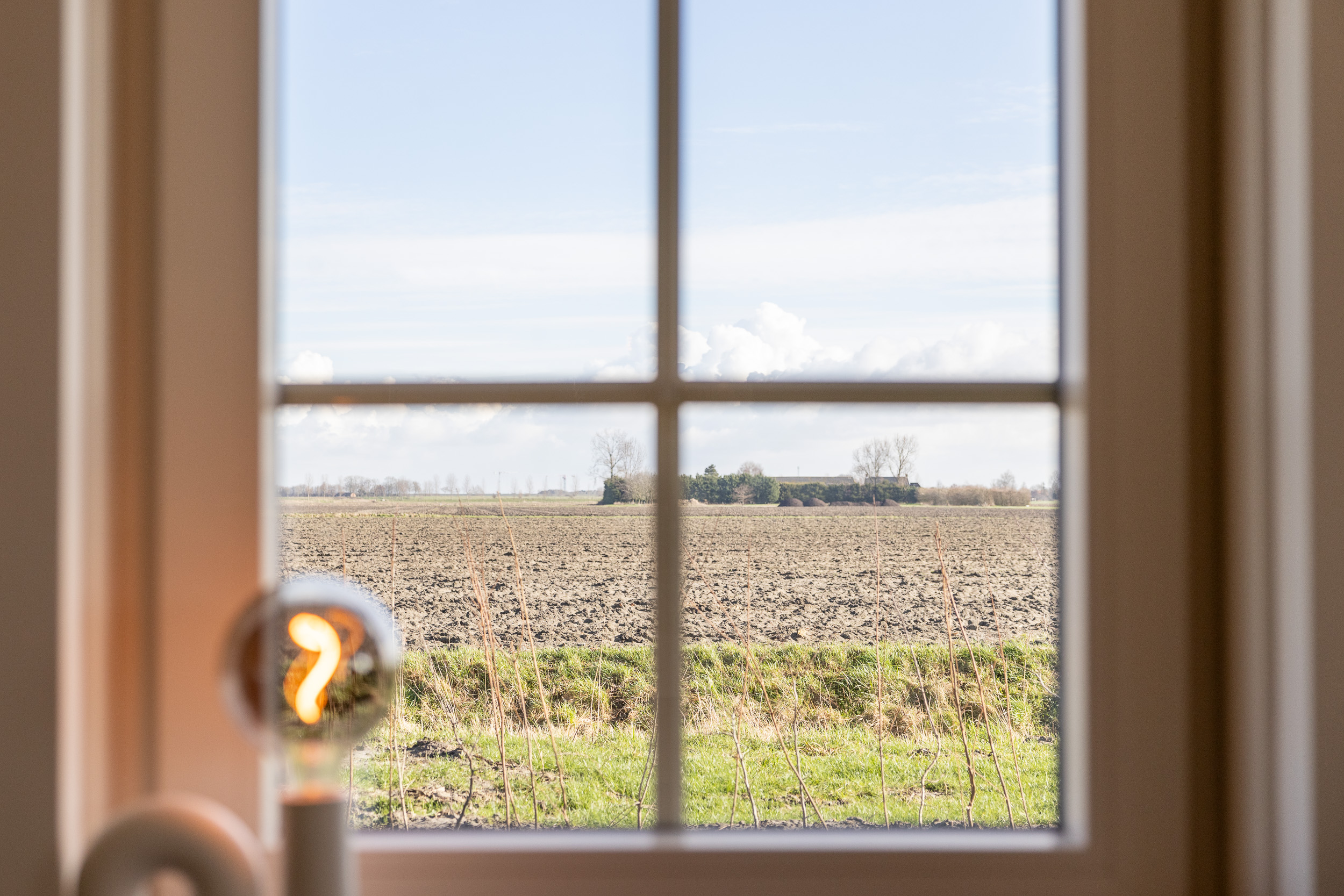 Uitzicht vanuit het raam